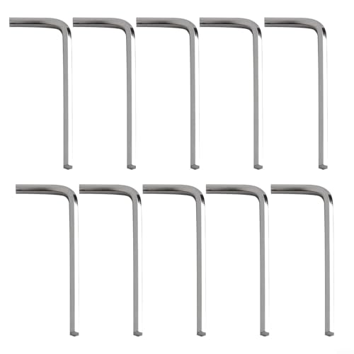 Springwillfly 10-teiliges L-Innensechskantschlüssel-Set für verschiedene Anwendungen, Stahlkonstruktion, optionale Größen 1, 5 mm, 6 mm (3 mm) von Springwillfly