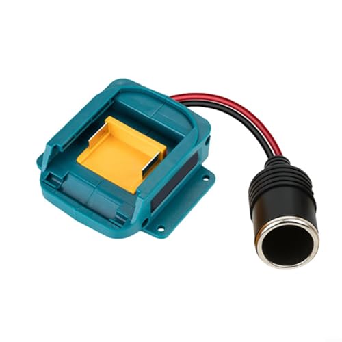 Springwillfly 18 V Batterie-Step-Down-Adapter für Dewalt-Schnittstelle, wandelt 18 V und 20 V DC Eingang in 12 V Ausgang mit Überstromschutz für Automobilgeräte und Ladegeräte (blau) von Springwillfly
