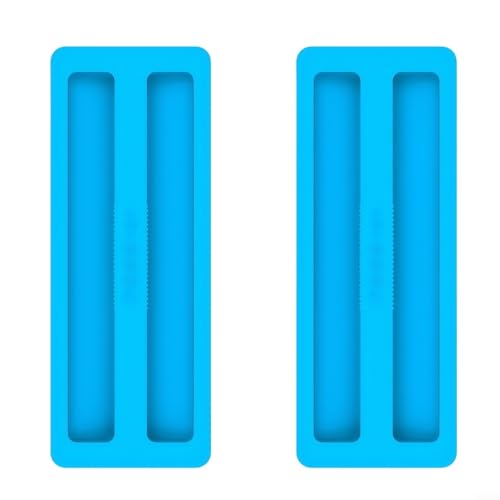 Springwillfly 2 Stück Silikon-Toaster-Abdeckung, Staub-Schutzhülle, Küchengeräte-Schutz für 2-Scheiben-Toaster, hitzebeständig, wiederverwendbar (blau) von Springwillfly