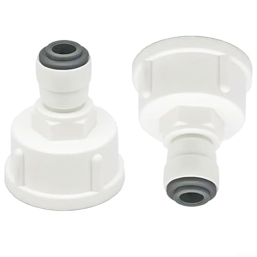 Springwillfly 2 x RO Wasseraufbereiter-Armatur, 6,35 mm Wasserfilter-Schnellanschluss, Innengewinde-Kupplung Springwillfly 2 x RO Wasseraufbereiter-Armatur, 6,35 mm Wasserfilter-Schnellanschluss, Innengewinde-Kupplung von Springwillfly