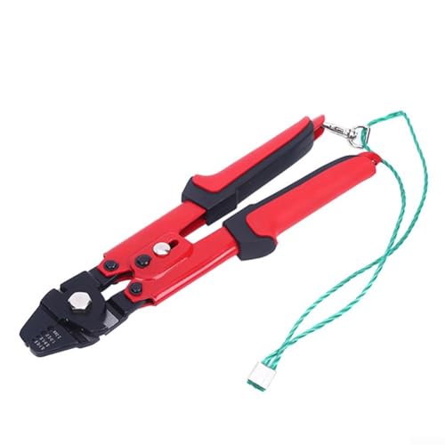 Springwillfly 25,4 cm Drahtseil-Crimp-Angel-Crimpzange, Kabel-Aluminium für Ringhülse, rutschfeste Griffe, Edelstahl Springwillfly 25,4 cm Drahtseil-Crimp-Angel-Crimpzange, Kabel-Aluminium für Ringhülse, rutschfeste Griffe, Edelstahl von Springwillfly