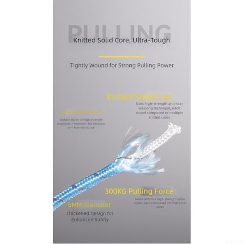 Springwillfly 6 Stück Zelt-Abspannleinen, 6 mm, reflektierendes Camping-Seil, verstellbar, fluoreszierend, grün, leicht, tragbar, starkes Nylon, Polypropylen für den Außenbereich von Springwillfly
