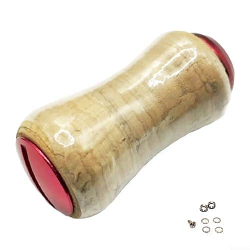 Springwillfly Angelrolle Knauf Korken für TATULA Serie Aluminiumlegierung Kork Griff DIY Modifikationsset 40 x 21 mm 5,6 g (1 Stück rot) von Springwillfly