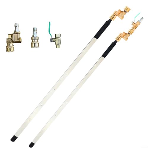 Springwillfly Auto-Heizkörper-Reinigungssystem mit 180° drehbarem Anschluss, Auto-Kühlsystem, Spülwerkzeug, 60 cm, Edelstahl-Wartungsset (B) von Springwillfly