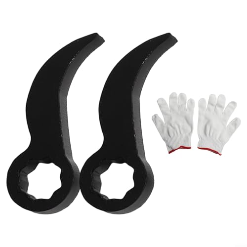 Springwillfly Automotive Handwerkzeuge 2 Pack 1/2 Zoll Brecheisen Adapter Kopf Brecheisen Werkzeug-Set mit Handschuhen für Fahrzeugwartung (A) von Springwillfly