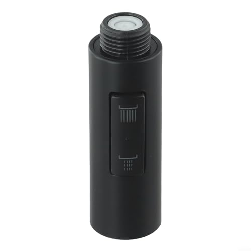 Springwillfly Badezimmer-Wasserhahn-Sprühkopf, multifunktional, ausziehbarer Sprinkler-Duschkopf mit einstellbarer Wasserdurchflusskontrolle für Küchenspüle, Schwarz von Springwillfly