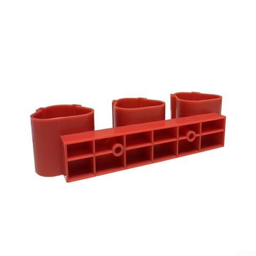 Springwillfly Batterie-Halterung, Wandhalterung, Organizer, Dock-Station für 10,8 V 12 V Elektrowerkzeug-Batterien mit Befestigungsschrauben (rot) von Springwillfly