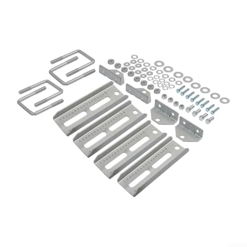 Springwillfly Bootsanhänger mit Schwenkgelenk oben, 20,3 cm, verzinkter Stahl mit Hardware für verstellbare Unterstützung und sichere Montage auf quadratischen oder C-K-Querträgern von Springwillfly