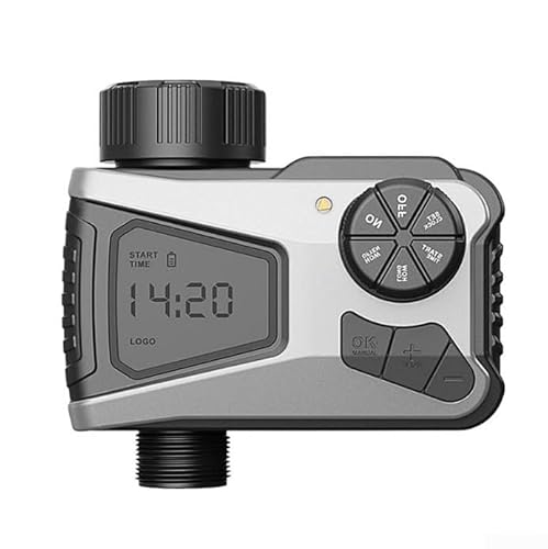 Springwillfly Digitaler Garten-Wasser-Timer, mit LCD-Bildschirm für automatisches Bewässerungssystem, programmierbarer Sprinkler-Regler, 3/4-Zoll-Anschluss Springwillfly Digitaler Garten-Wasser-Timer, mit LCD-Bildschirm für automatisches Bewässerungssystem, programmierbarer Sprinkler-Regler, 3/4-Zoll-Anschluss von Springwillfly