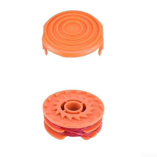 Springwillfly Doppelschichtiges Trimmerspulen-Set, Grasschneider, Spulenabdeckung für WORX 50019417 WG105-WG118 für Helix 6 x 4,6 m Spirale Springwillfly Doppelschichtiges Trimmerspulen-Set, Grasschneider, Spulenabdeckung für WORX 50019417 WG105-WG118 für Helix 6 x 4,6 m Spirale von Springwillfly