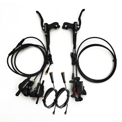 Springwillfly Dual Front Calipers Hydraulische Scheibenbremsen Set Parkknopf Fahrradbremssystem Aluminiumkonstruktion 180 mm Adapter im Lieferumfang enthalten Springwillfly Dual Front Calipers Hydraulische Scheibenbremsen Set Parkknopf Fahrradbremssystem Aluminiumkonstruktion 180 mm Adapter im Lieferumfang enthalten von Springwillfly