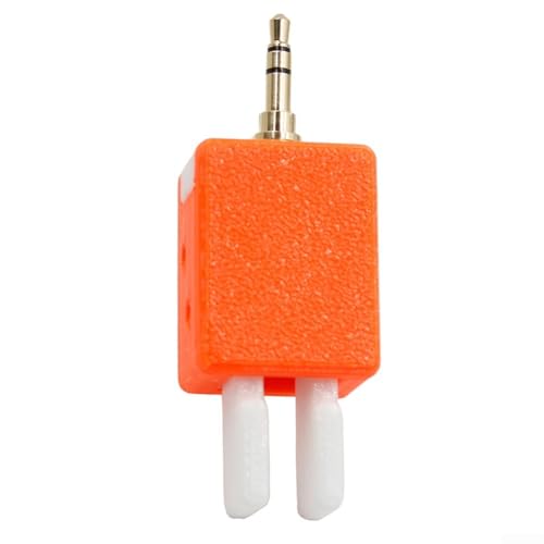 Springwillfly Dynamic CW Doppelpaddel-Elektroschlüssel, maßgeschneidert für Quansheng-Modelle, bietet benutzerfreundliche Anpassungen und automatisierte Funktionalität (Orange) von Springwillfly