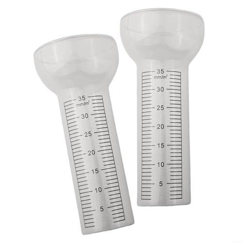 Springwillfly Ersatzglas für Regenmesser Niederschlagsmesser Glas Regenwassermesser Wetterfest Genaue Klare Skala Trichterförmige Öffnung Springwillfly Ersatzglas für Regenmesser Niederschlagsmesser Glas Regenwassermesser Wetterfest Genaue Klare Skala Trichterförmige Öffnung von Springwillfly