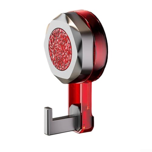 Springwillfly Flexibler Saugnapf-Haken zum Aufhängen an der Wand, für Zuhause oder Büro, 360 Grad drehbar, Rot Springwillfly Flexibler Saugnapf-Haken zum Aufhängen an der Wand, für Zuhause oder Büro, 360 Grad drehbar, Rot von Springwillfly