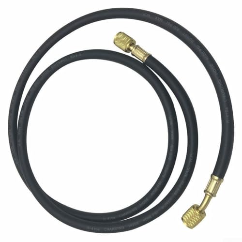 Springwillfly Fluorid-Gummischlauch, 1,5 m Länge, mit 1/4 SAE-Anschluss, Klimaanlagen-Kühlleitung, 800–4000 PSI von Springwillfly