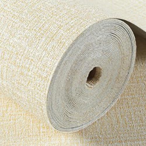 Springwillfly Geräuschreduzierende, wasserdichte Tapete, einfach abziehen und installieren, Beige von Springwillfly