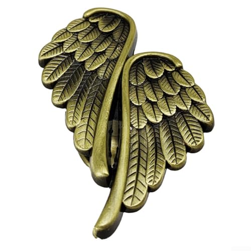 Springwillfly Geschickt gestaltete Engelsflügel-Schrankgriffe für stilvolle Innenaufwertung (Antik-Bronze) von Springwillfly