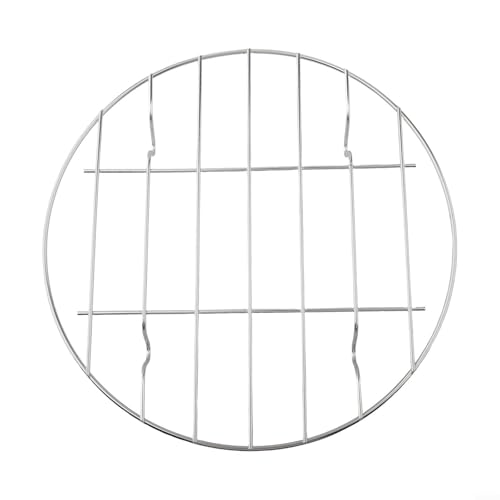 Springwillfly Grillrost Topf Dampfgarer Rack Edelstahl Topfzubehör zum Kochen Kühlen Dämpfen (25,4 cm) von Springwillfly