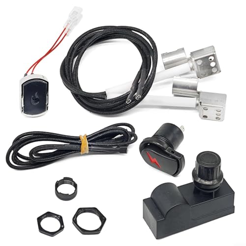 Springwillfly Grillzünder-Kit für G511-0055-W1 2-Ausgänge kompatibel mit Charbroil Gasgrill Einfache Installation Druckknopfschalter Springwillfly Grillzünder-Kit für G511-0055-W1 2-Ausgänge kompatibel mit Charbroil Gasgrill Einfache Installation Druckknopfschalter von Springwillfly