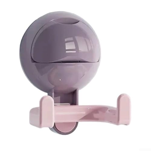Springwillfly Kein Kleber oder Schrauben erforderlich, Saugnapf-Haken, einfache Einrichtung für Mieter und Reisende in jedem Raum (lila) von Springwillfly