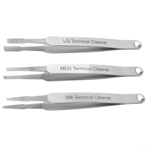 Springwillfly Kfz-Klemmen-Reinigungsset 3-teiliges Set Stahlverbinder Verkabelung Pinzette Werkzeug für Autoreparatur Springwillfly Kfz-Klemmen-Reinigungsset 3-teiliges Set Stahlverbinder Verkabelung Pinzette Werkzeug für Autoreparatur von Springwillfly