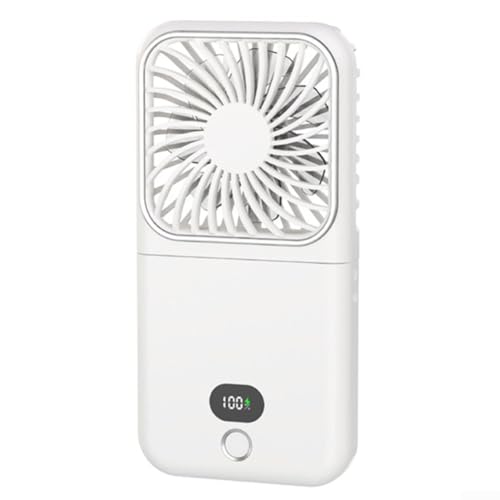 Springwillfly Kompakter faltbarer Hänge-Ventilator mit USB-Ladefunktion, geeignet für Zuhause oder Erfrischung, Weiß Springwillfly Kompakter faltbarer Hänge-Ventilator mit USB-Ladefunktion, geeignet für Zuhause oder Erfrischung, Weiß von Springwillfly