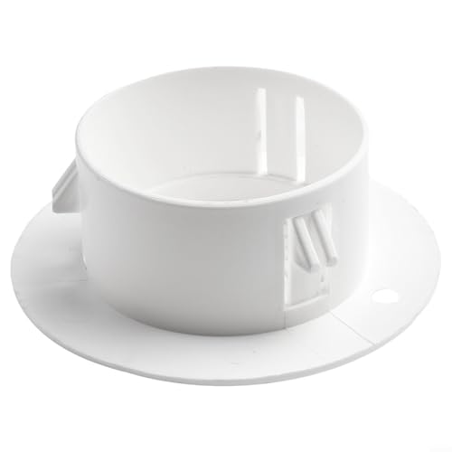 Springwillfly Kunststoffabdeckung, Lüftungsgitter, Wandlochabdeckung für Klimaanlage, Belüftung für Heimwerker (60 mm) von Springwillfly