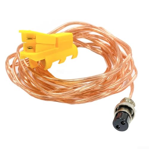 Springwillfly Kupfer-Schweiß-Kontrollschalter mit Luftfahrt-Stecker, kein Kern erforderlich, 220 V, variable Länge 2–20 Meter zum Schweißen (6 m) von Springwillfly