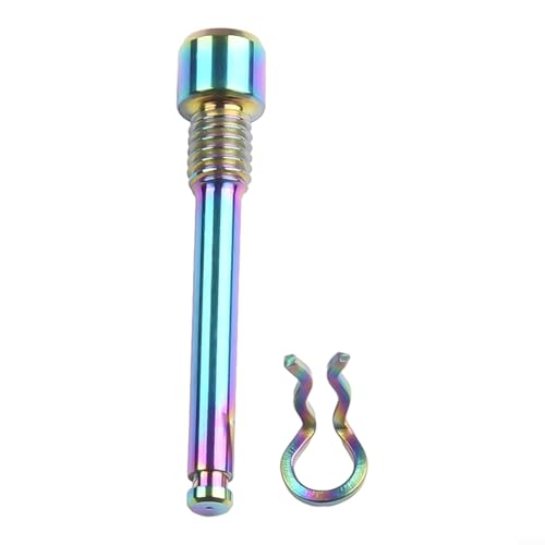 Springwillfly Legierung Scheibenbremssattelschrauben, Fahrrad-Ersatz-Fahrradschrauben mit Federclip für XTR Ultegra M985 R8070 (bunt) von Springwillfly