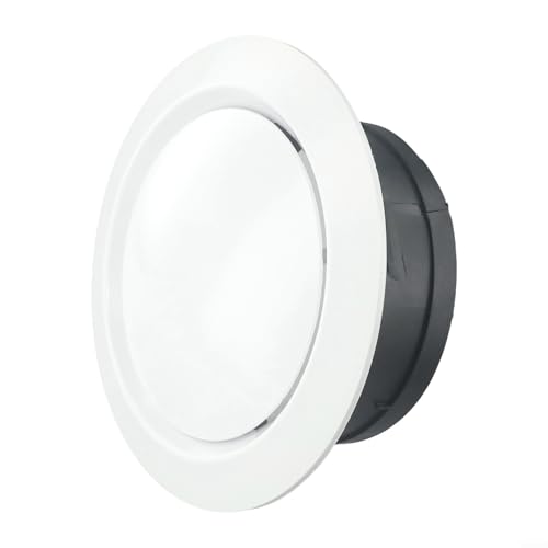 Springwillfly Lüftungsgitter-Abdeckung, Deckenluftzufuhr, verstellbarer Luftvolumen-Diffusor für Abgasgeräuschreduzierung, ABS (150 mm) von Springwillfly