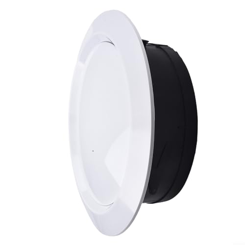 Springwillfly Lüftungsgitter-Abdeckung, Deckenluftzufuhr, verstellbarer Luftvolumen-Diffusor für Abgasgeräuschreduzierung, ABS (200 mm) von Springwillfly