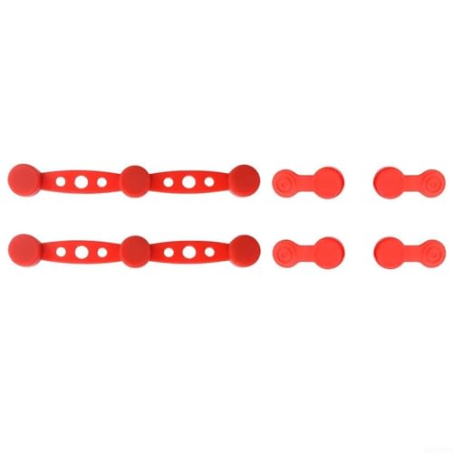 Springwillfly Luftfritteusen-Silikon-Klemme, magnetische Fixierung für Pergamentpapier während des Kochens (rot) von Springwillfly