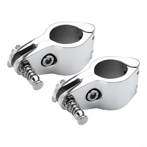 Springwillfly Marine Jaw Slide Scharnierbacken Slide Hardware 2 Stück Edelstahl Boot Marine Scharnier Oberschieber Beschläge (38 mm) von Springwillfly