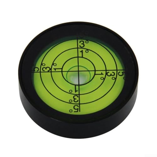 Springwillfly Mini-Wasserwaage mit M8-Gewinde zum Einstellen von Bilderrahmen, LCD-Halterungen (schwarz und grün), 30 mm von Springwillfly