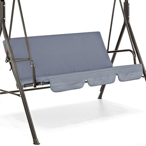 Springwillfly Outdoor Schaukelabdeckung 150 cm wasserdicht Terrasse Gartenmöbel Schutz 3-Sitzer Stuhl Ersatzbezug reißfest atmungsaktiv (grau) von Springwillfly