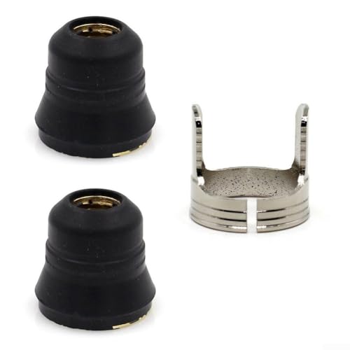 Springwillfly Plasmaschneider Zubehör: S45 Shield Cup Stand Off Set für PT60 PT-60 IPT60 Taschenlampe 3 Stück Springwillfly Plasmaschneider Zubehör: S45 Shield Cup Stand Off Set für PT60 PT-60 IPT60 Taschenlampe 3 Stück von Springwillfly