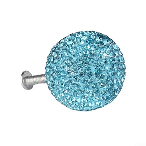 Springwillfly Robuster Schrankgriff mit elegantem Kugel-Design, praktische Ergänzung für Ihre Wohnmöbel (Blau) von Springwillfly
