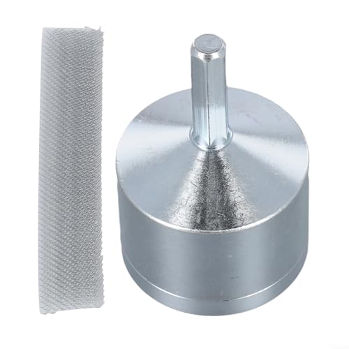 Springwillfly Rohrreinigungsbürste für elektrische Bohrmaschinen, 15 mm + 22 mm, Kupfer-Metallrohr-Reinigungsbürste mit Ersatzteilen zum Entgraten von 3/4 Zoll OD Rohren (15 mm) von Springwillfly
