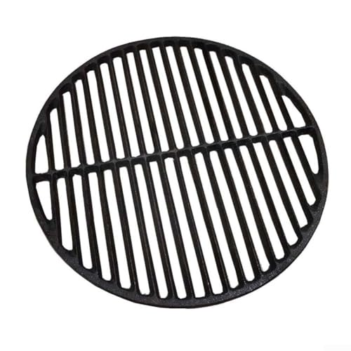 Springwillfly Rundes Grillrost aus Gusseisen, Ersatzgitter für Holzkohle-/Gasgrills, groß, einfache Installation, wartungsarm, mehrere Größen (30 cm Gitter) von Springwillfly