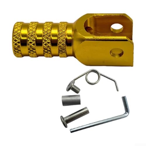 Springwillfly Schalthebelspitze aus Aluminium, unverzichtbarer Ersatz für Motorräder, Dirtbikes und ATVs (gelb) von Springwillfly