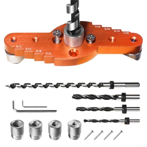 Springwillfly Selbstzentrierendes Dübel-Werkzeug-Set mit einzigartiger Positionierungsmitte für verbesserte Genauigkeit beim Bohren Springwillfly Selbstzentrierendes Dübel-Werkzeug-Set mit einzigartiger Positionierungsmitte für verbesserte Genauigkeit beim Bohren von Springwillfly