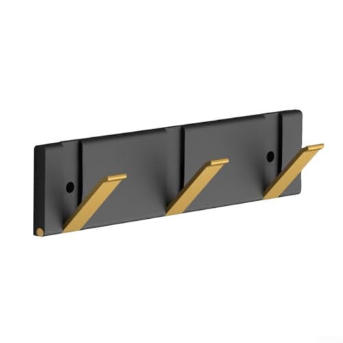 Springwillfly Stanz-Wandhaken zum Aufhängen von Kleidung und Zubehör aus Weltraumaluminium (B-170 mm) von Springwillfly