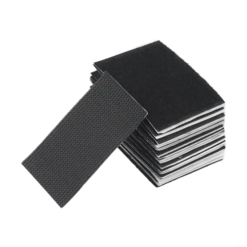 Springwillfly Teppich-Anti-Rutsch-Aufkleber, doppelseitig, Bodenmatte, waschbares Klebeband, Nylon-Teppichhalter für Hartholzfliesen (schwarz) von Springwillfly