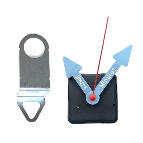 Springwillfly Uhrwerk-Set, mit Haken, 23,5 mm Schaft, 15 mm Gewinde, für Wanduhr-Reparatur-Ersatzteile (C) von Springwillfly