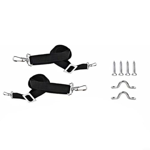 Springwillfly Verstellbare C-förmige Schnalle mit Nylongewebe für Boote und Yachten, inklusive Metallbefestigungen und Schrauben für zuverlässige Überdachung und Abdeckung (2 + 2 + 4) von Springwillfly