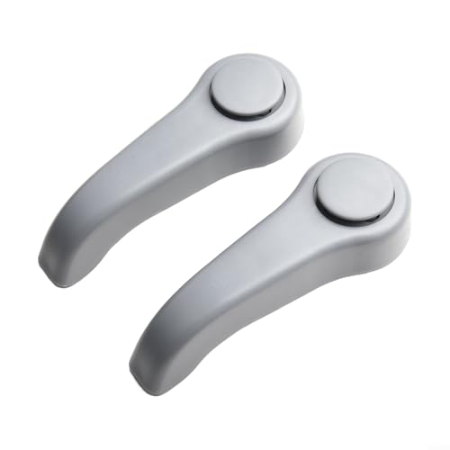 Springwillfly Vordersitzgriff Zughebel-Set für Renault II Innenraum Ersatzteile linke und rechte Seite grau ABS-Material von Springwillfly