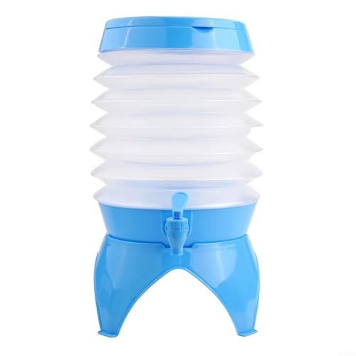 Stabile Kunststoff-Getränkemaschine mit Wasserhahn und Ständer für Camping, Picknicks und Familienfeiern (9,5 l) von Springwillfly