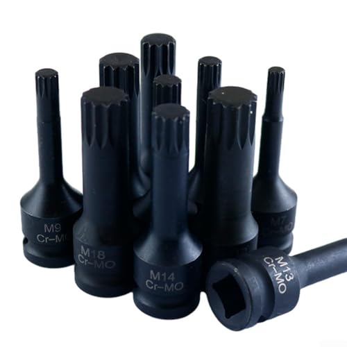 Steckschlüssel-Bit-Adapter, kompakte Größe, hervorragend für Maschinenreparatur (M8) von Springwillfly