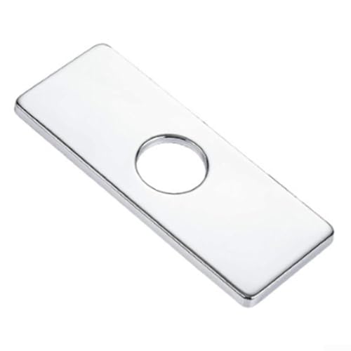 Stilvolle Deckplatte aus 304 Edelstahl, entworfen für die meisten Einloch-Wasserhahn-Installationen (Silber) von Springwillfly