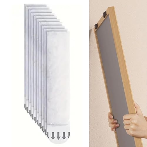 Strapazierfähiges Klebeband zum Aufhängen von Bildern, 24 Paar, doppelseitig, nicht porös, spurlos, für beschädigte Wandinstallation (19 x 92 cm) von Springwillfly